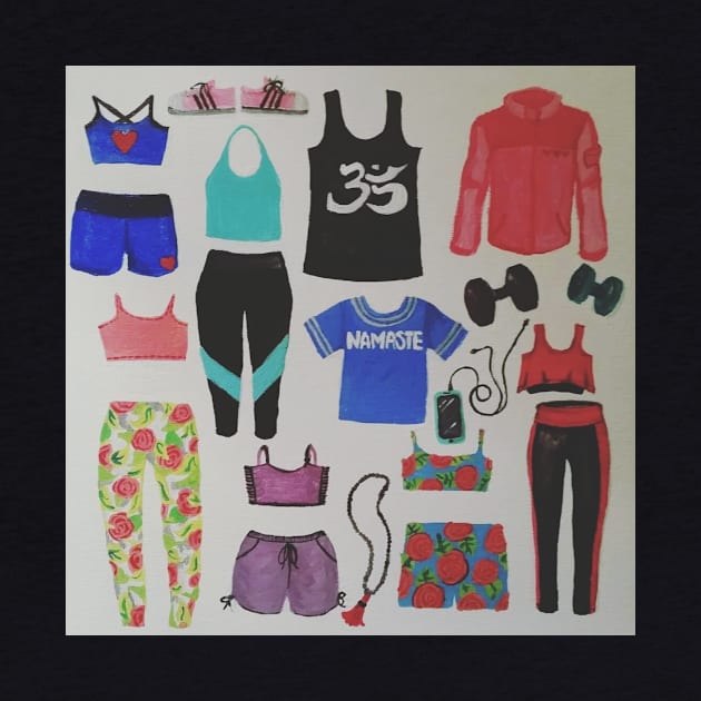 Yoga wear by emilymcmommy